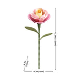 Rosa – ROKR Kamelie Blumen Bausatz zum Basteln AD011 – Ansicht 5