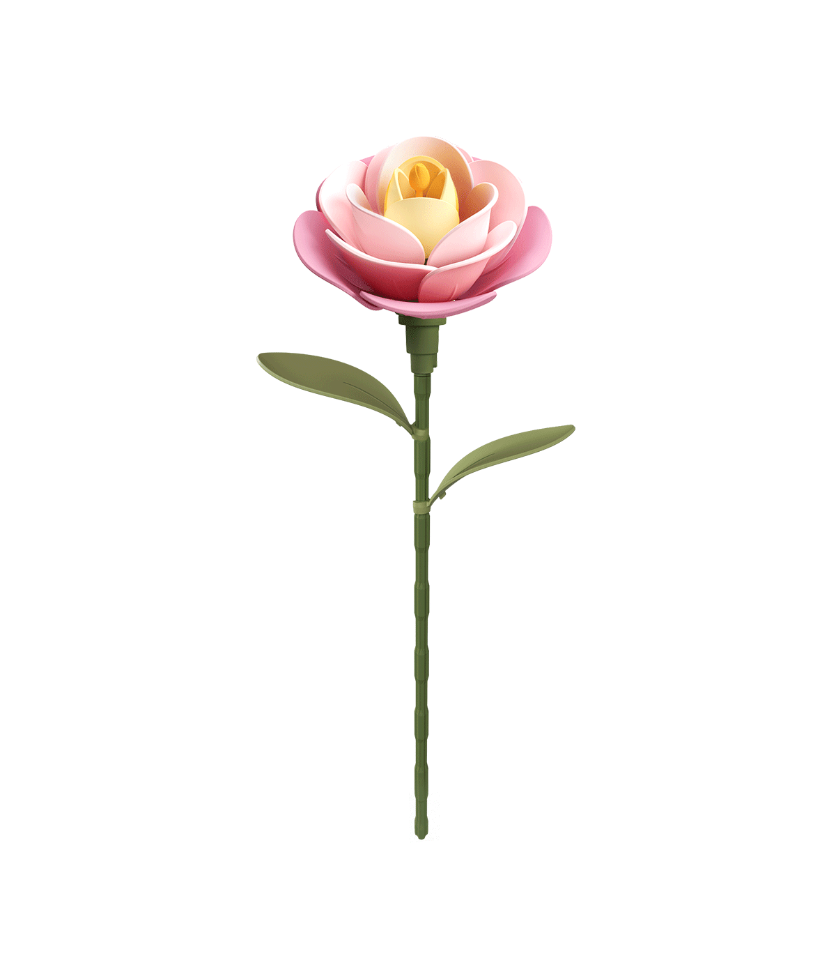 Rosa – ROKR Kamelie Blumen Bausatz zum Basteln AD011 – Ansicht 4