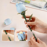 Blau – ROKR Rose Bausatz Kunstblume zum Selberbauen AD021 – Ansicht 6