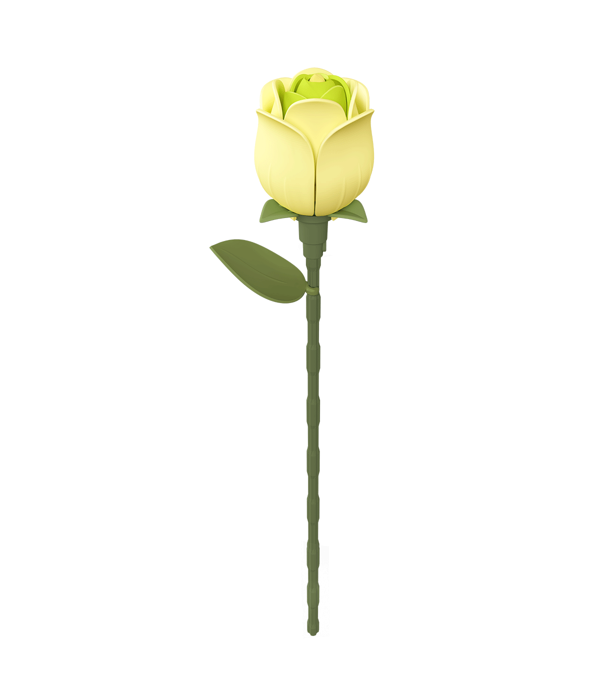 Grün – ROKR Rose Bausatz Kunstblume zum Selberbauen AD021 – Ansicht 4