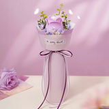 ROKR Holzblumen Bausatz Lila Rose – Purple Rose AF021 – Ansicht 6