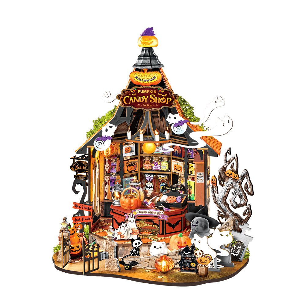 Rolife DIY Miniaturhaus Haunted Candy House DG186 – Ansicht 5