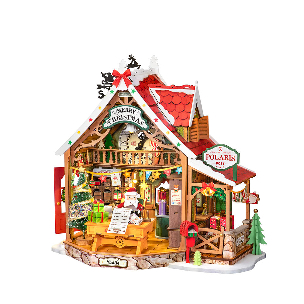 Rolife DIY Miniaturhaus Weihnachtspostamt Polaris Post DG187 – Ansicht 4