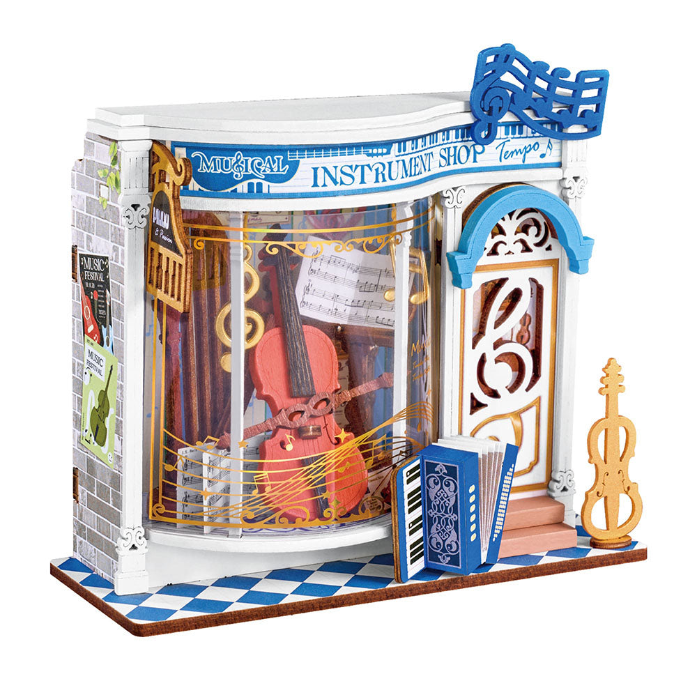 Rolife DIY Miniaturhaus Musikladen – Melody Instrument Shop DS047 – Ansicht 6