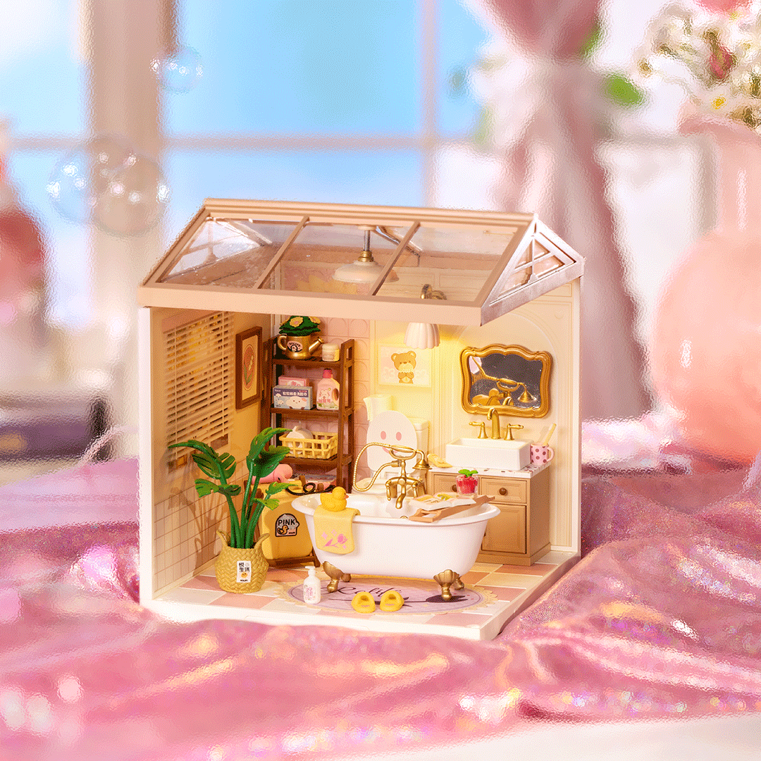 Rolife DIY Miniaturhaus Badezimmer – Pop Bubble Bathroom DW014B – Ansicht 6
