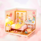 Rolife DIY Miniaturhaus Rosa Schlafzimmer – Lovely Pink Bedroom DW016 – Ansicht 5