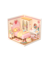 Rolife DIY Miniaturhaus Rosa Schlafzimmer – Lovely Pink Bedroom DW016 – Ansicht 4