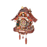 ROKR 3D Holzpuzzle Uhr Kuckucksuhr – Christmas Cuckoo Clock LCB01 – Ansicht 6
