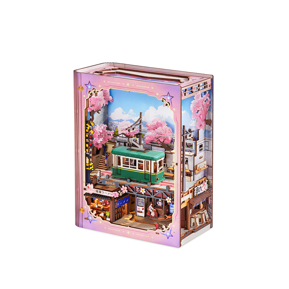 ROKR 3D Holzpuzzle Japanische Straßenbahn – Strolling in the Sunshine LKS01 – Ansicht 4