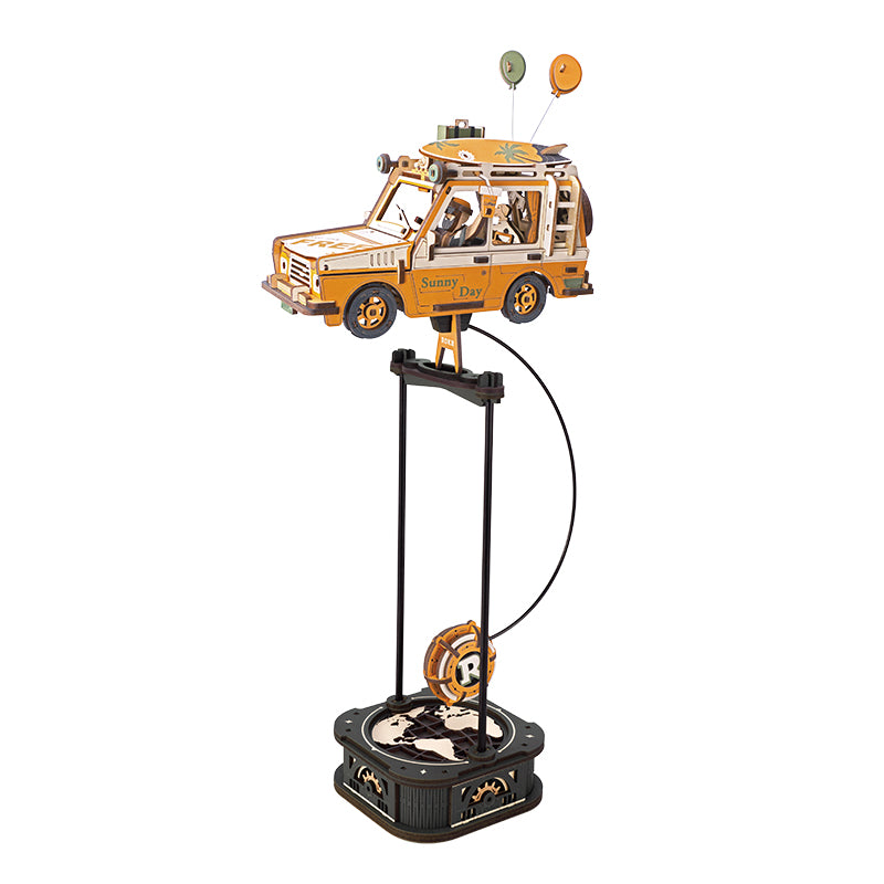 ROKR 3D Holzpuzzle Road Tripper Pendel-Jeep MCD03 – Ansicht 6