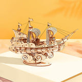 Rolife 3D Holzpuzzle Schiff Japanisches Diplomatenboot TG307 – Ansicht 6