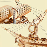 Rolife 3D Holzpuzzle Schiff Japanisches Diplomatenboot TG307 – Ansicht 5