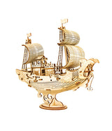 Rolife 3D Holzpuzzle Schiff Japanisches Diplomatenboot TG307 – Ansicht 4