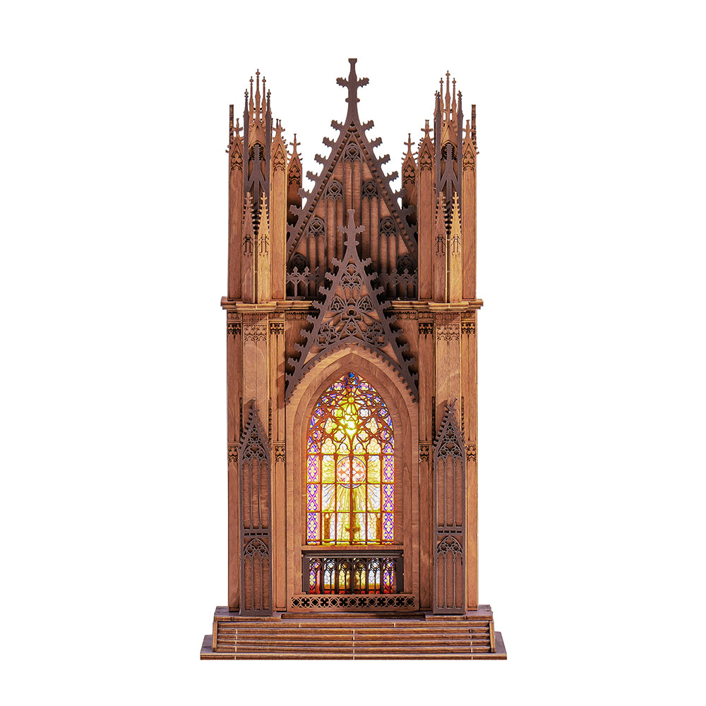 Rolife 3D Holzpuzzle Kathedrale – Twin Tower Cathedral TGA01 – Ansicht 6