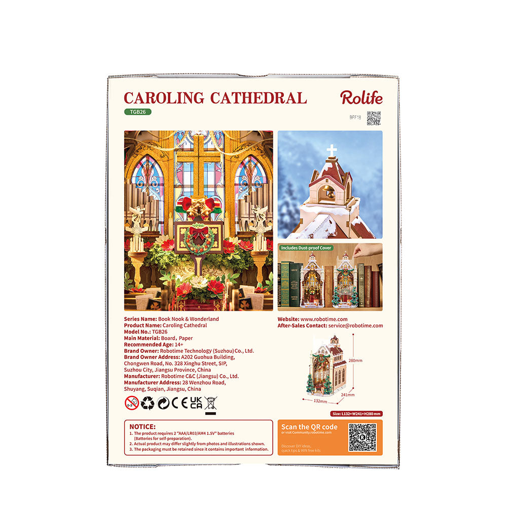 Rolife DIY Miniaturhaus Weihnachtskathedrale – Caroling Cathedral TGB26 – Ansicht 6