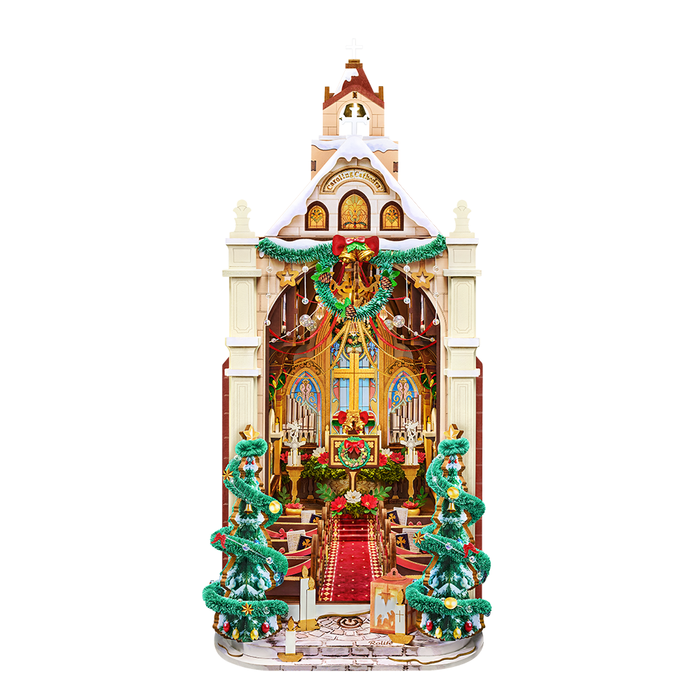 Rolife DIY Miniaturhaus Weihnachtskathedrale – Caroling Cathedral TGB26 – Ansicht 4
