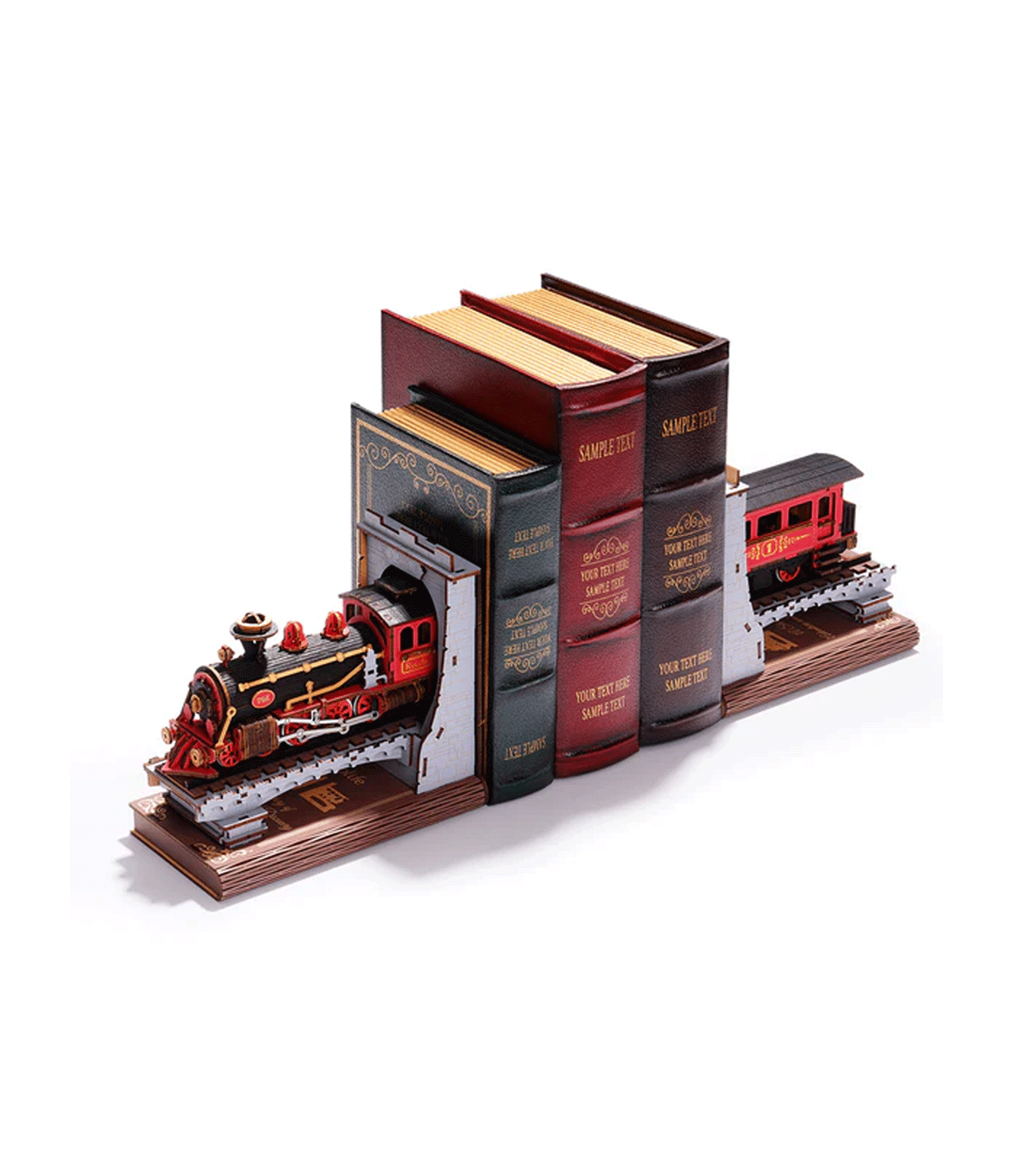 Rolife Zug Buchstützen Bausatz Century Train Book Nook TGE01 – Ansicht 6