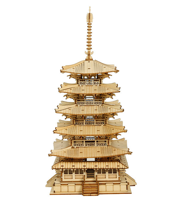 Rolife 3D Holzpuzzle Pagode – Five-storied Pagoda TGN02 – Ansicht 4