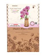 Rowood Holzblumen Bausatz Schmetterlingsorchidee – Purple Moth Orchid TW091 – Ansicht 5