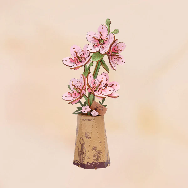 Rowood Sakura Holzblumen Bausatz Kirschblüten TW101 – Ansicht 5