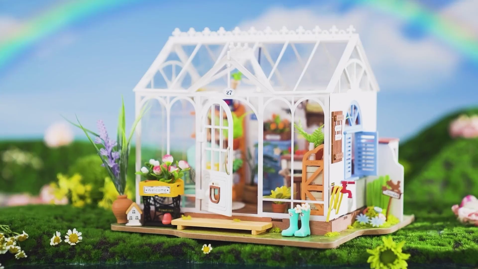 Rolife DIY Miniaturhaus Traumhaftes Gartenhaus – Dreamy Garden House DG163 – Video 1