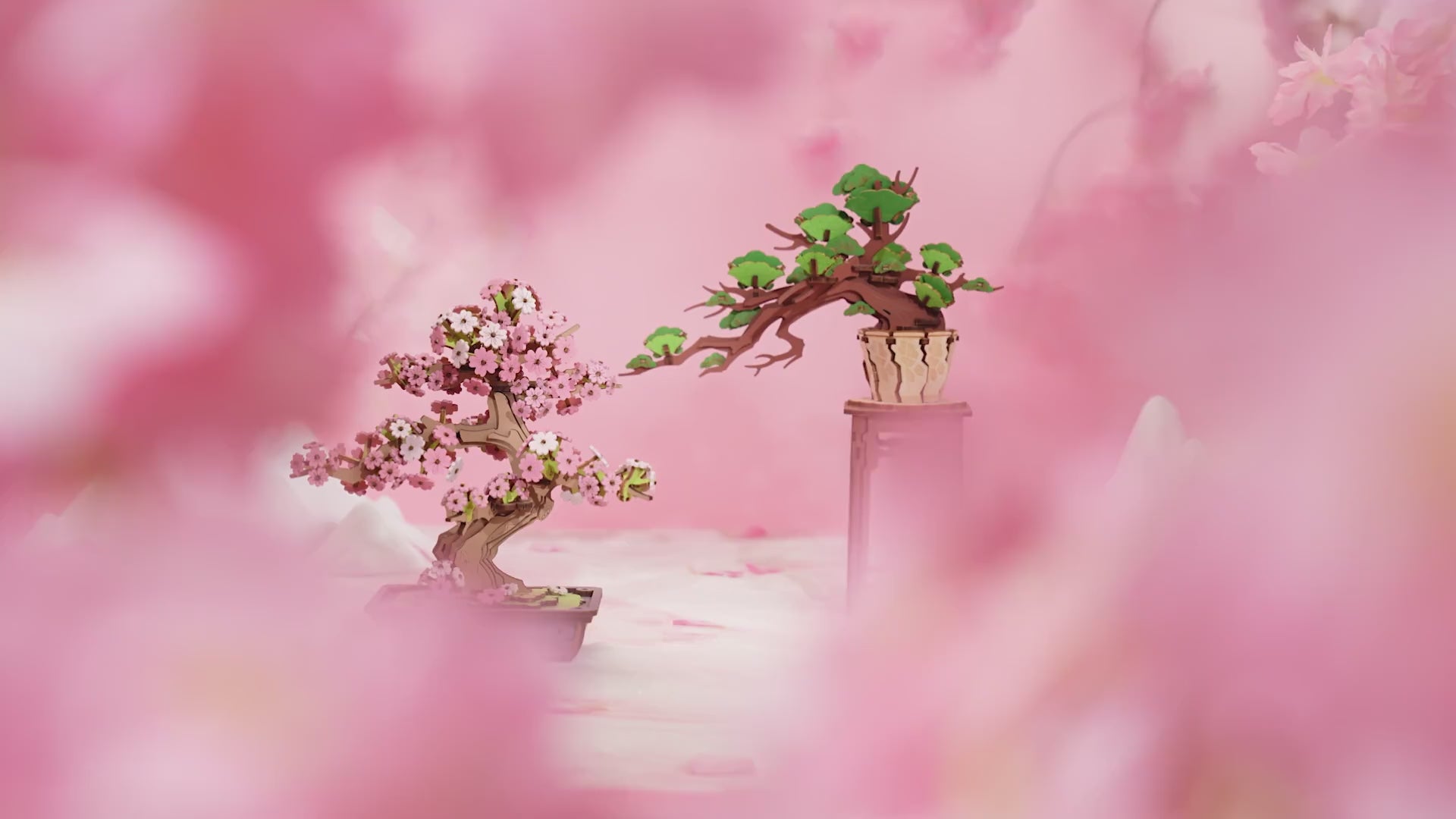 Rolife 3D Holzpuzzle Sakura Bonsai TG415 – Video 1