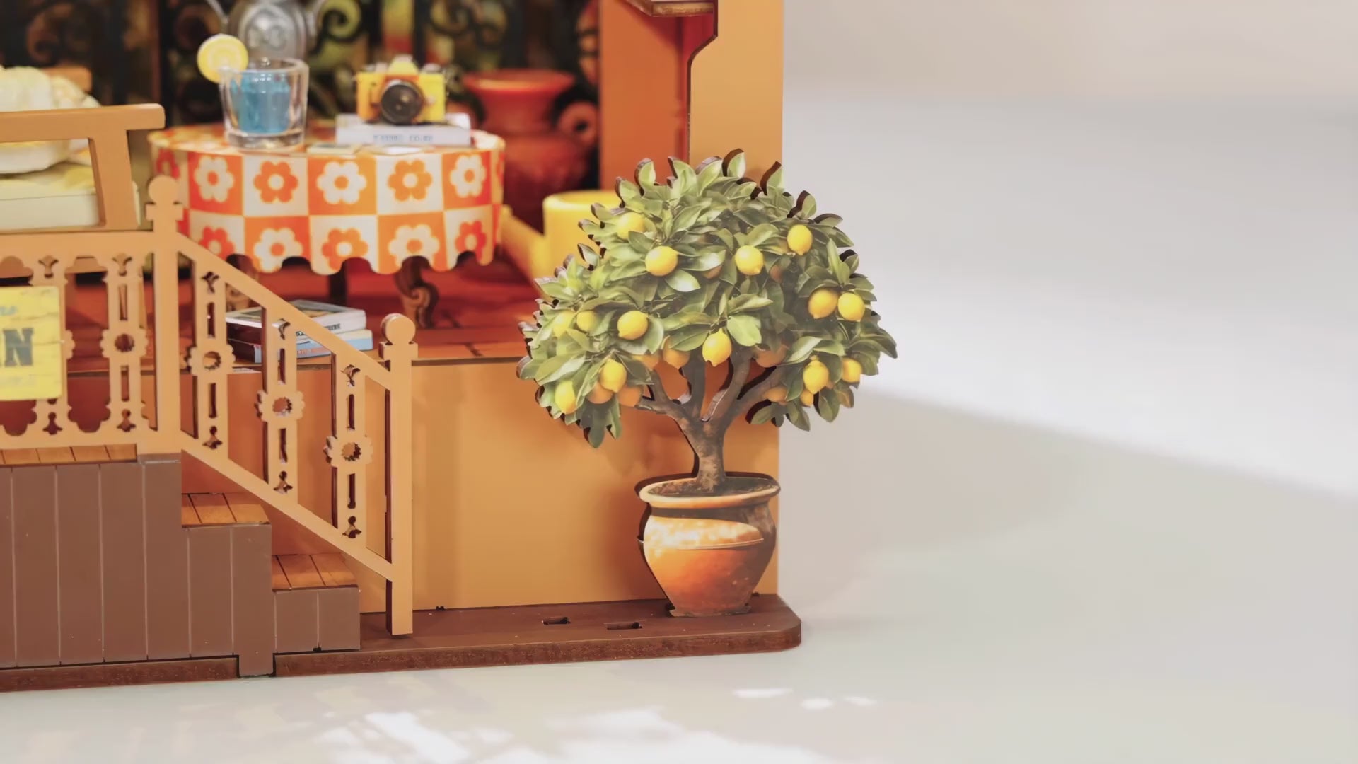 Rolife Book Nook Bausatz aus Holz – Sunset Isle TGB18 – Video 1