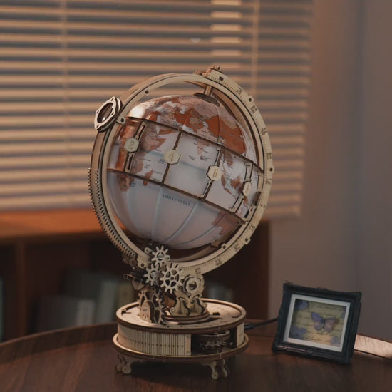 ROKR Holzpuzzle Globus mit Licht – Luminous Globe ST003D – Video 1