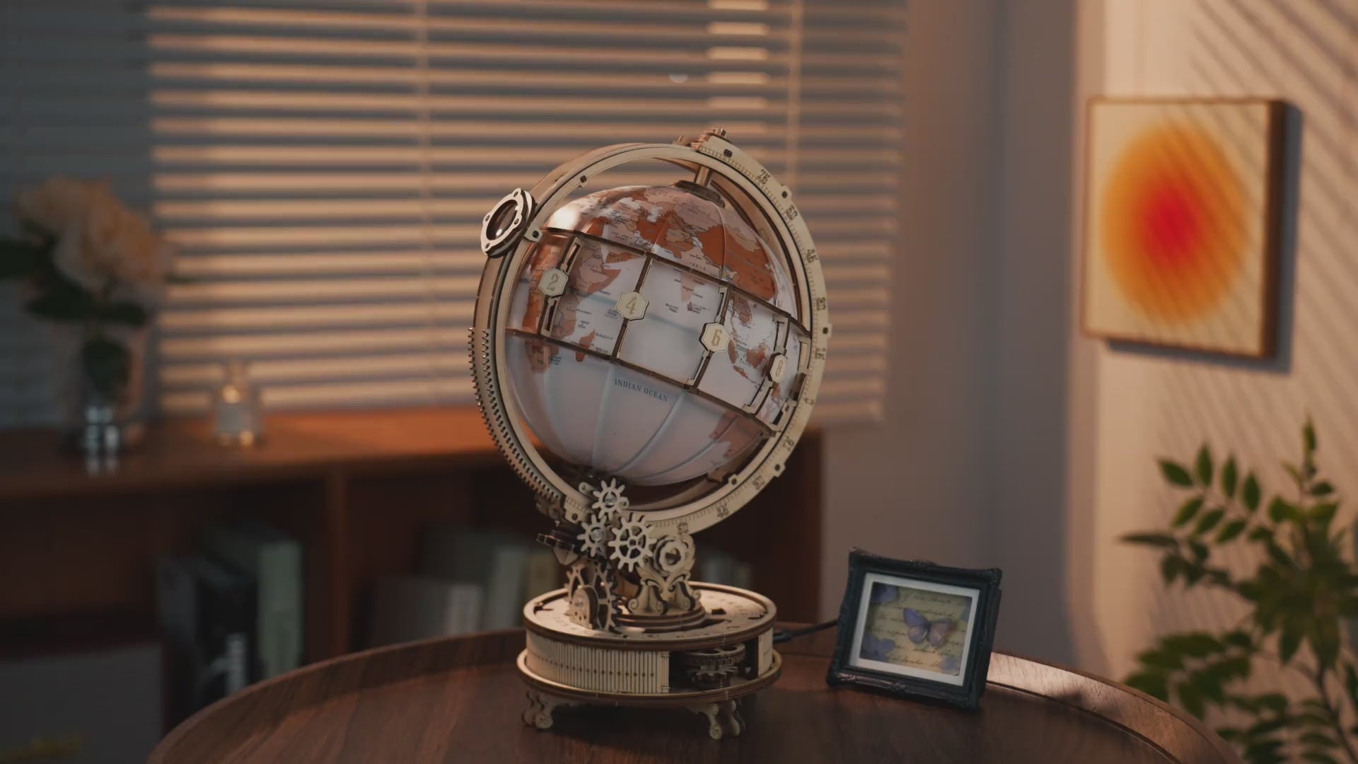 ROKR Holzpuzzle Globus mit Licht – Luminous Globe ST003D – Video 1