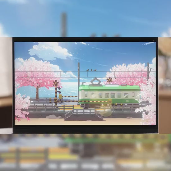 Rolife 3D Holzpuzzle Sakura Journey Straßenbahn TGS02-B – Video 1