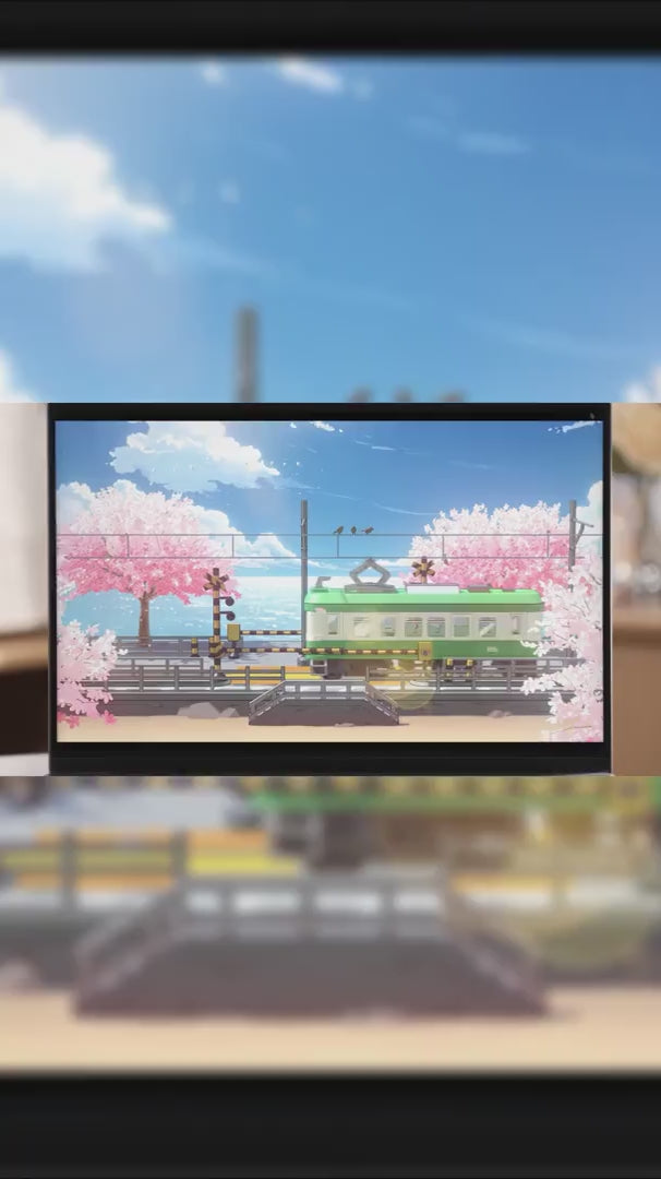 Rolife 3D Holzpuzzle Sakura Journey Straßenbahn TGS02-B – Video 1