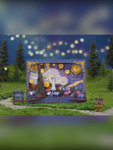 Rowood Holz Wandbild Bausatz Sternennacht – The Starry Night TH003 – Video 1