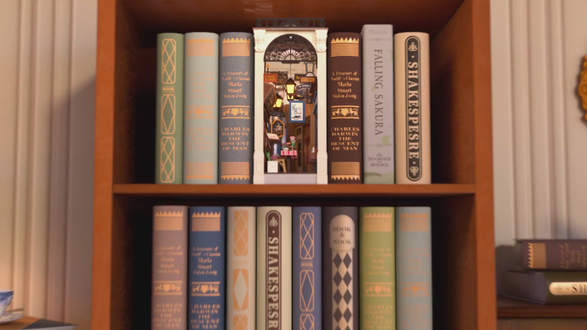 Rolife Arcade Dating Book Nook Bausatz Pariser Passage TGB10 – Video 1