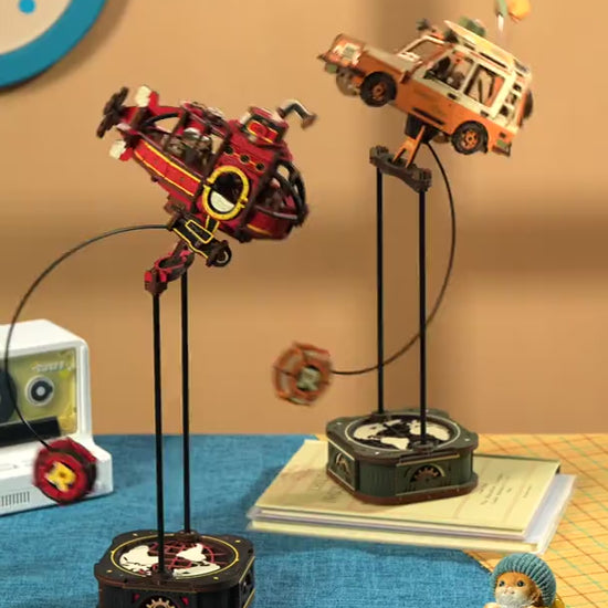 ROKR 3D Holzpuzzle Road Tripper Pendel-Jeep MCD03 – Video 1