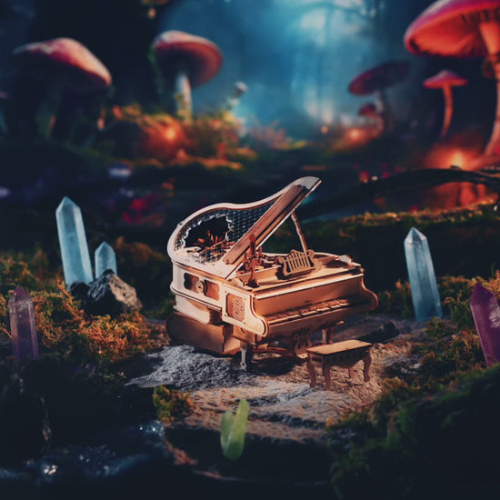 ROKR 3D Holzpuzzle Magic Piano Spieluhr AMK81 – Video 1