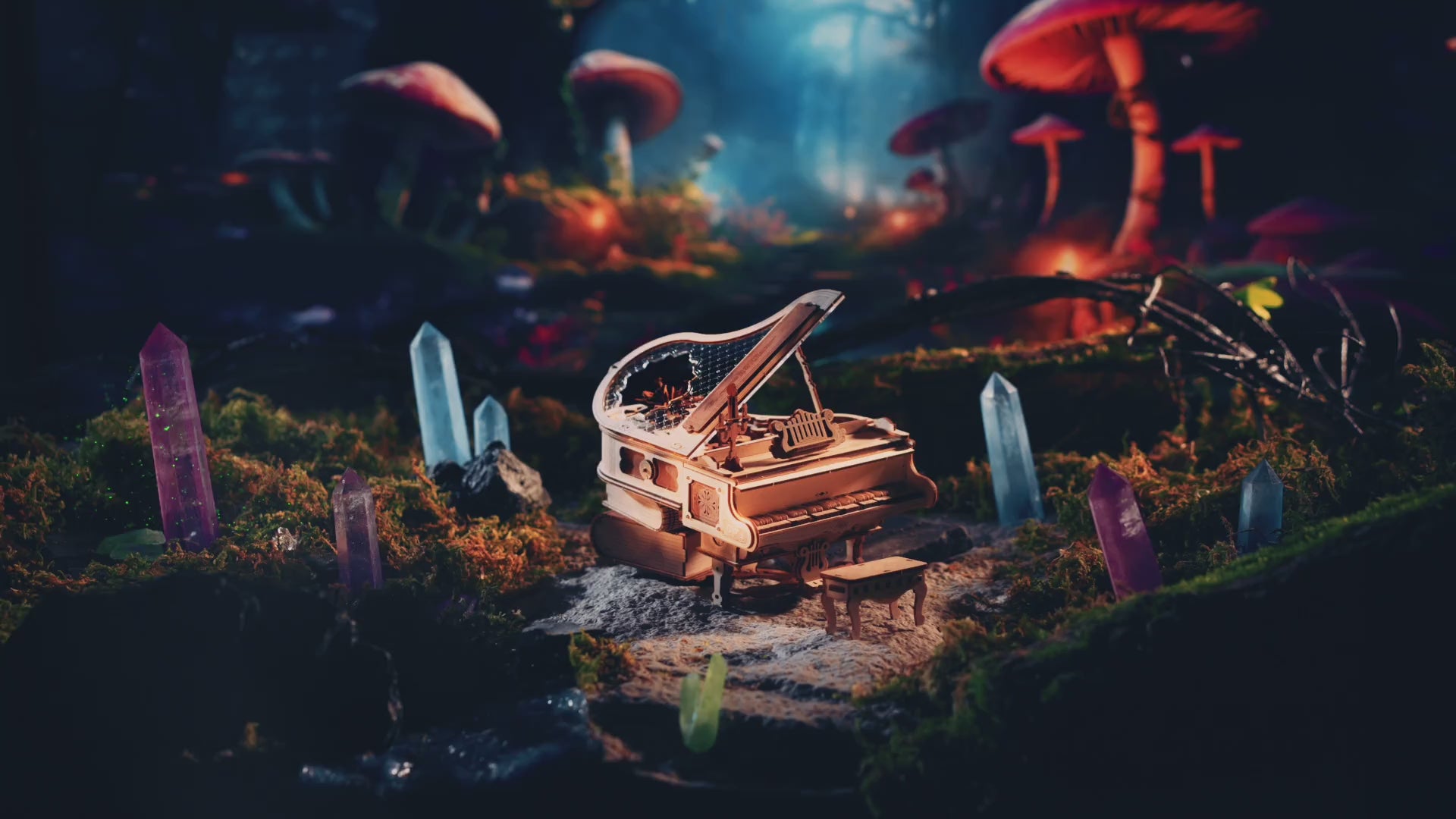 ROKR 3D Holzpuzzle Magic Piano Spieluhr AMK81 – Video 1