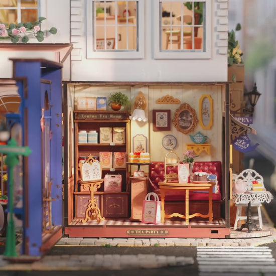 Rolife DIY Miniaturhaus Teestube – Leisure Time Tea Room DG171 – Video 1