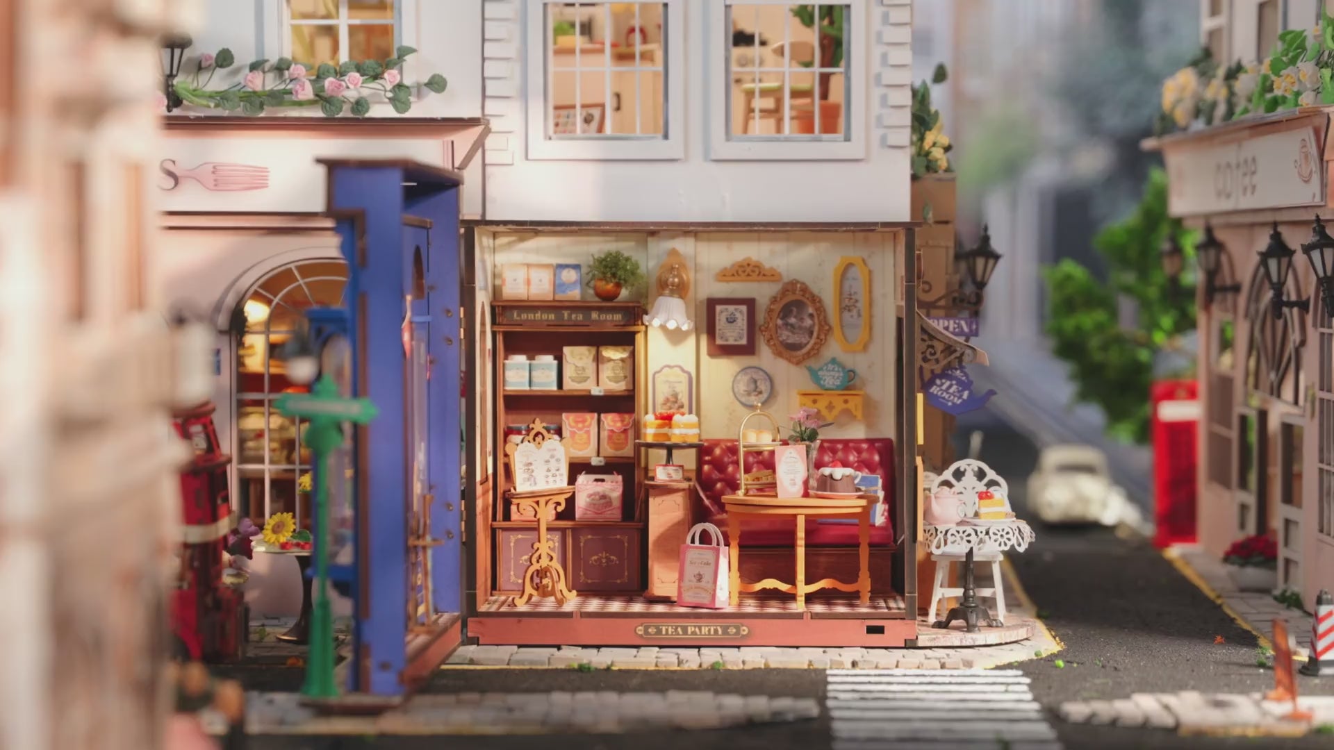 Rolife DIY Miniaturhaus Teestube – Leisure Time Tea Room DG171 – Video 1