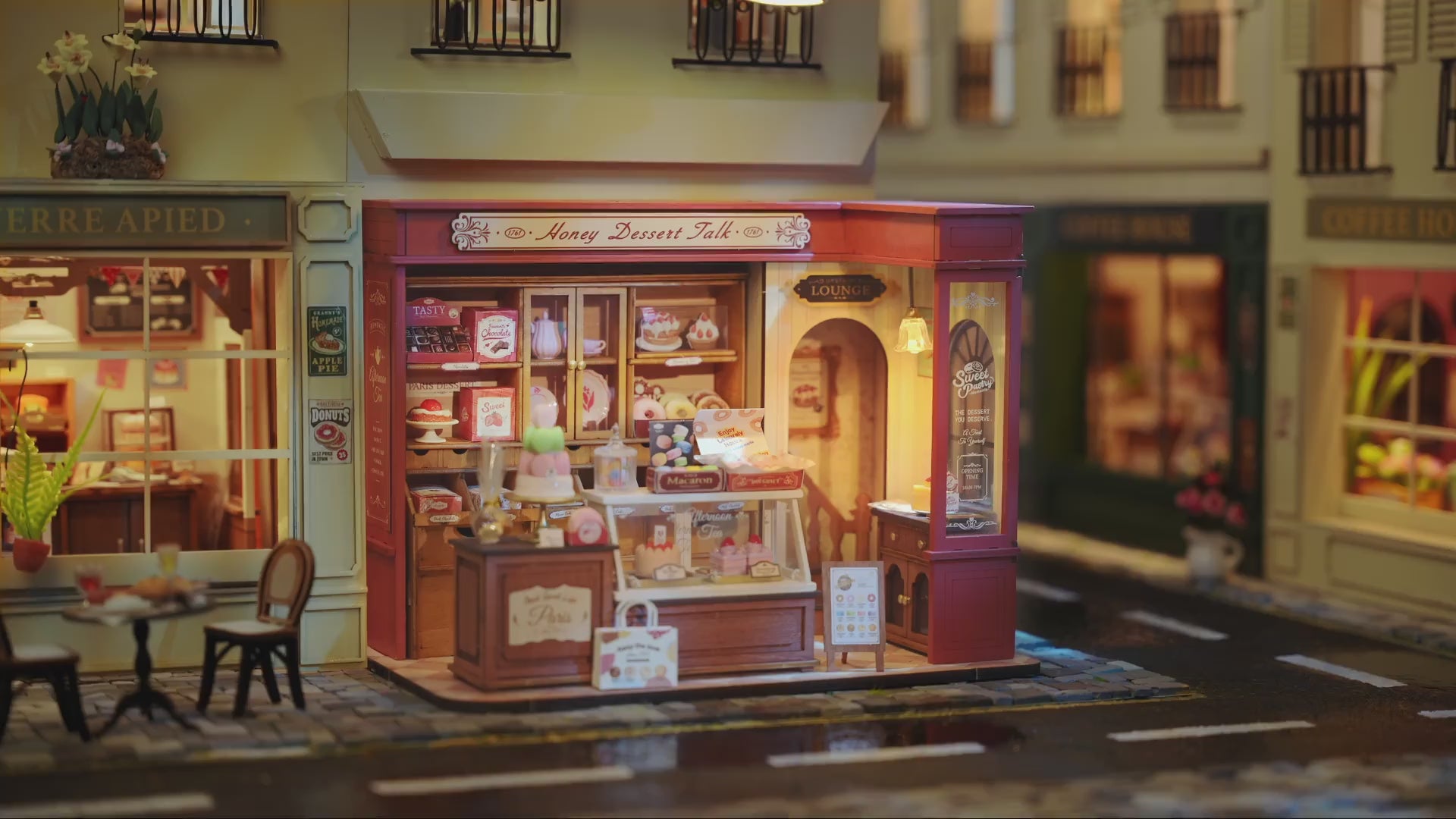 Rolife DIY Miniaturhaus Honey Dessert Talk DG168-B – Video 1