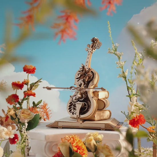 ROKR 3D Holzpuzzle Spieluhr Symphony of Gorgeous Dreams AMK63M – Video 1