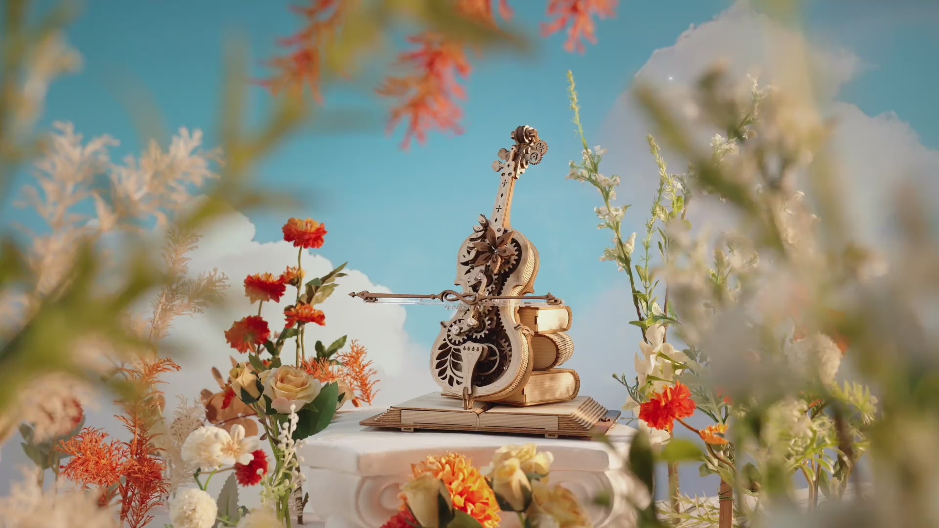 ROKR 3D Holzpuzzle Spieluhr Symphony of Gorgeous Dreams AMK63M – Video 1
