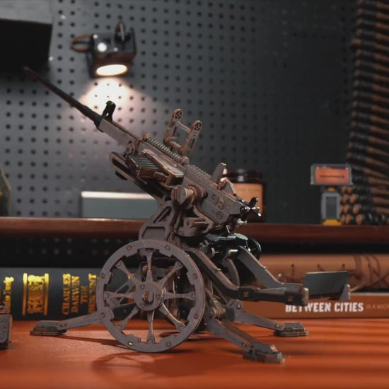 ROKR 3D Holzpuzzle Flugabwehrkanone (Anti Aircraft Gun) LQM01 – Video 1