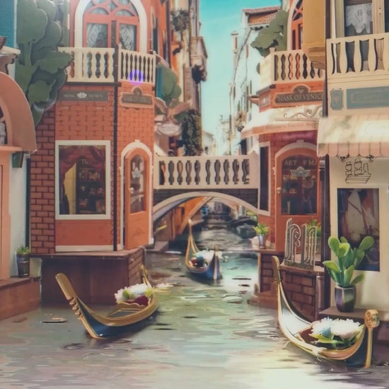 Rolife Book Nook Bausatz Venedig – Romantic Venice TGB08-B – Video 1