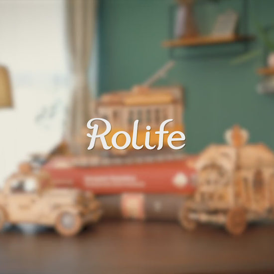 Rolife 3D Holzpuzzle Straßenbahn Tramcar TG505 – Video 1