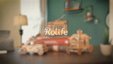 Rolife 3D Holzpuzzle Straßenbahn Tramcar TG505 – Video 1