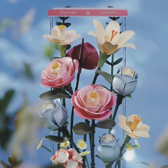 ROKR Holzblumen Bausatz Blooming Bouquet Box AF01D – Video 1