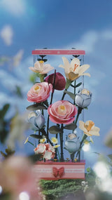 ROKR Holzblumen Bausatz Blooming Bouquet Box AF01D – Video 1
