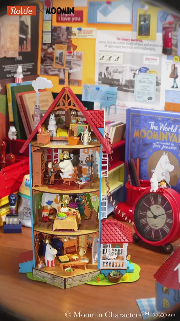 Rolife DIY Miniaturhaus Mumin Haus – Moominhouse DA009 – Video 1