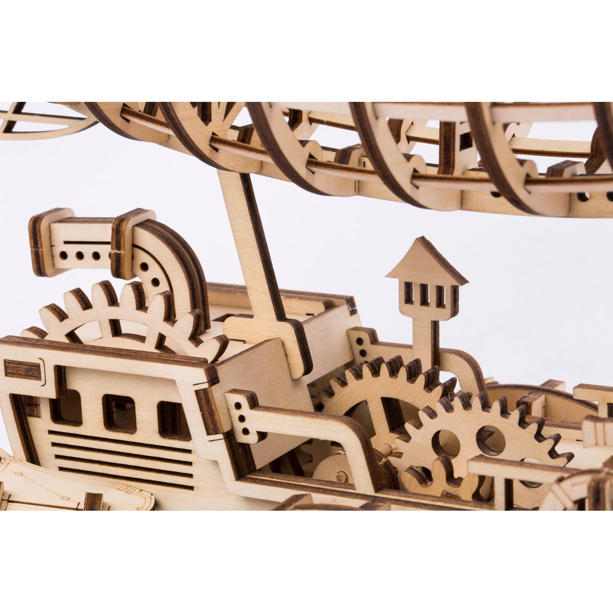 ROKR 3D Holzpuzzle LK702 – Retro-Modell als Vintage-Dekoration