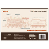 Lasergeschnittene Holzteile des 3D Holzpuzzles Prime Steam Express MC501-B
